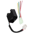thumbnail image 4 of Ouitble Regulador de Voltaje de Motocicleta, rectificador de Voltaje de Motocicleta Rectificador de regulador de Voltaje de 4 Cables para Motocicleta Barco Motor ATV GY6 50 150cc Scooter, 4 of 5