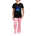 thumbnail image 4 of CafePress - 1 Pajamas - Women's Short Sleeve Print T-Shirt and Pants Dark Cotton Pajama Set, 4 of 7