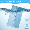 thumbnail image 3 of LQCrafK Cooling Mat For Dogs - Pressure Activated Gel Dog Cooling Mat - No Need to Freeze Or Refrigerate This Cool Pet Pad - Keep Your Pet Cool, Use Indoors, Outdoors or in the Car, 3 of 6