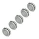 thumbnail image 4 of 5Pcs Momentary Push Button Switch Metal Auto Reset Ultra Thin Waterproof with LED 25mmDC3~6V Red, 4 of 5