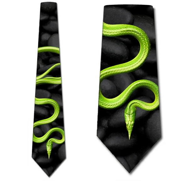 Snake Ties Mens Animal Necktie by Three Rooker
