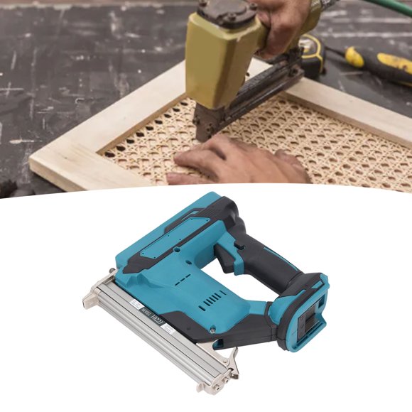 Electric Brad Nailer, User Friendly Handle Cordless Staple for Woodworking Tasks for 10-30MM Straight Nails