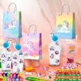 thumbnail image 3 of Unicorn Party Favors for Girls,134pcs Unicorn Birthday Party Favors Set - Unicorn Goodie Bags & Unicorn Slap Bracelet & Unicorn Stickers Keychain Stampers Rings etc Unicorn Themed Party Favors, 3 of 7