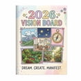 thumbnail image 2 of 2026 V-ision Board Art Book: Personal Goal Planner Notebook Calendar, 2026 Wishs List Manual Journal For Women Men, 2 of 9