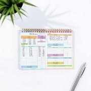Daily And Weekly Financial Accounting Book Household Income And Expenditure Cash for Small Business, Money Spending Record, Check Register School Supplies Office Supplies