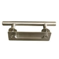 thumbnail image 1 of Carbon Steel Sliding Door Fittings Barn Door Hardware Sliding Door Double-Sided Handle handle for door Sets - Chrome, 1 of 8