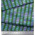 thumbnail image 2 of Soimoi Green Poly Georgette Fabric Brush Stroke Abstract Decor Fabric Printed Yard 42 Inch Wide, 2 of 3