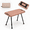 Pink, variant on Tactical Aluminum Camping Table - Height Adjustable Folding Table with Side Expansion Holes - Portable Lightweight Picnic Table for Outdoor, BBQ, Hiking - Heavy Duty & Rustproof