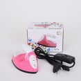 thumbnail image 3 of Yucurem DIY Handy Iron Portable Electric Heat Press Iron for Heat Transfer Handheld Mini Iron(EU Rose Red), 3 of 9