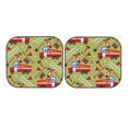 thumbnail image 7 of Kll Cartoon Fire Truck Windshield Sun Shade 2-Piece Foldable Car Front Window Sunshade For Most Sedans Suv Truck- Small, 7 of 7