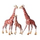 thumbnail image 4 of 3 piezas de figuras de jirafa, animales, colecciones de regalo, herramientas de enseñanza, juguete educativo preescolar para niños y niñas de 3 años Nueva suite Jirafa, 4 of 10