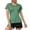 Army Green, variant on Women's T Shirts Short Sleeve V Neck Moisture Wicking Athletic Sport Activewear Top Summer Casual T-shirt Tops