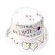 thumbnail image 1 of Guardurnaity Sombrero de cubo de Hip Hop estilo Graffiti personalizado para sombrero de pescador Unisex sombrero de pescador gorra de Hip Hop Sombreros Blanco s, 1 of 6