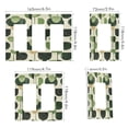 thumbnail image 2 of Yayeee Rocker Switch Wall Plate 3-Gang 6.5"x4.6" Home Decorative Outlet Cover, Green Circle, 2 of 6