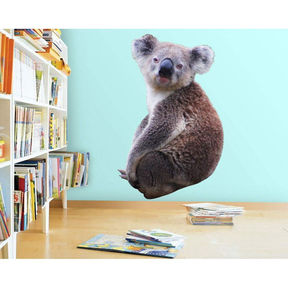 VWAQ Koala Vinyl Wall Decal Koala Bear Wall Sticker Decor, Peel and Stick Animal PAS23 (58