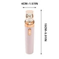 thumbnail image 3 of Portable Lipstick Epilator for Women - Facial Hair Remover for Chin, Upper Lip, Eyebrows & Cheeks, Gentle on All Skin Types, Battery-Operated (Batteries Not Included), LED Light, Easy to Use, 3 of 9