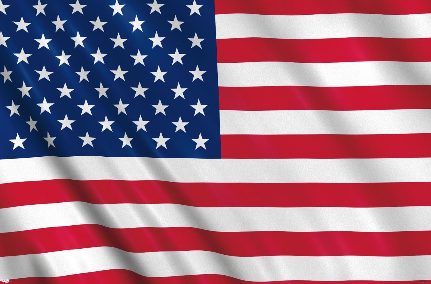 The United States Of America - Flag Wall Poster, 22.375" x 34"