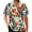 Color-3, variant on Men’s Hawaiian Shirt Short Sleeve Button Down – Flamingo Parrot Tropical Aloha Beach Shirt, Mens Summer Shirts Casual Vacation