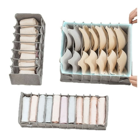 

New Underwear Organizer Box Socks Bra Underwear Folding Dividers Drawers Wardrobes Organizers Household Clothing Storage Bags
