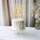thumbnail image 5 of Topper para pastel Yotawebery 41.º cumpleaños con brillo dorado, 5 of 7