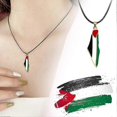 thumbnail image 3 of Palestine Flag Maps Necklace Pendants with 50cm Chain Palestinian, 3 of 5