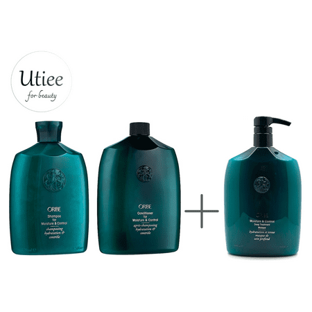 Oribe Shampoo, Conditioner and Masque for Moisture & Control (33.4 fl oz each)