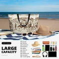 thumbnail image 5 of Balery Western Desert Cowboys2 Beach Travel Bag - Water-Resistant, Large Capacity Lightweight Tote with 7 Pockets for Women and Men - Perfect for Beach, Pool, Gym, and Travel, 5 of 7
