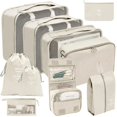 thumbnail image 2 of 7pcs Set Travel Organizer Storage Bags Suitcase Packing Cubes Set Cases Family Portable Luggage Clothes Shoe Tidy Pouch Fold 7pcs Begin, 2 of 6