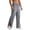 2-Grey, variant on Casual Pants for Men After Leg Postoperative Outfit Elastic Waisted Wide Leg Sweatpants 2 Side Zippers Full Open down Soft Cozy Men's Trousers 7-Black L