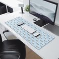 thumbnail image 2 of Long Mouse Pads for Desk,Light Blue Unicorn Rainbow Pattern Desk Mats on Top Of Desks, Desk Mouse Pad Extra Large with 3mm Non-Slip Base and Stitched Edge for Gaming,Office,Work,Home 31.5"x11.8", 2 of 6