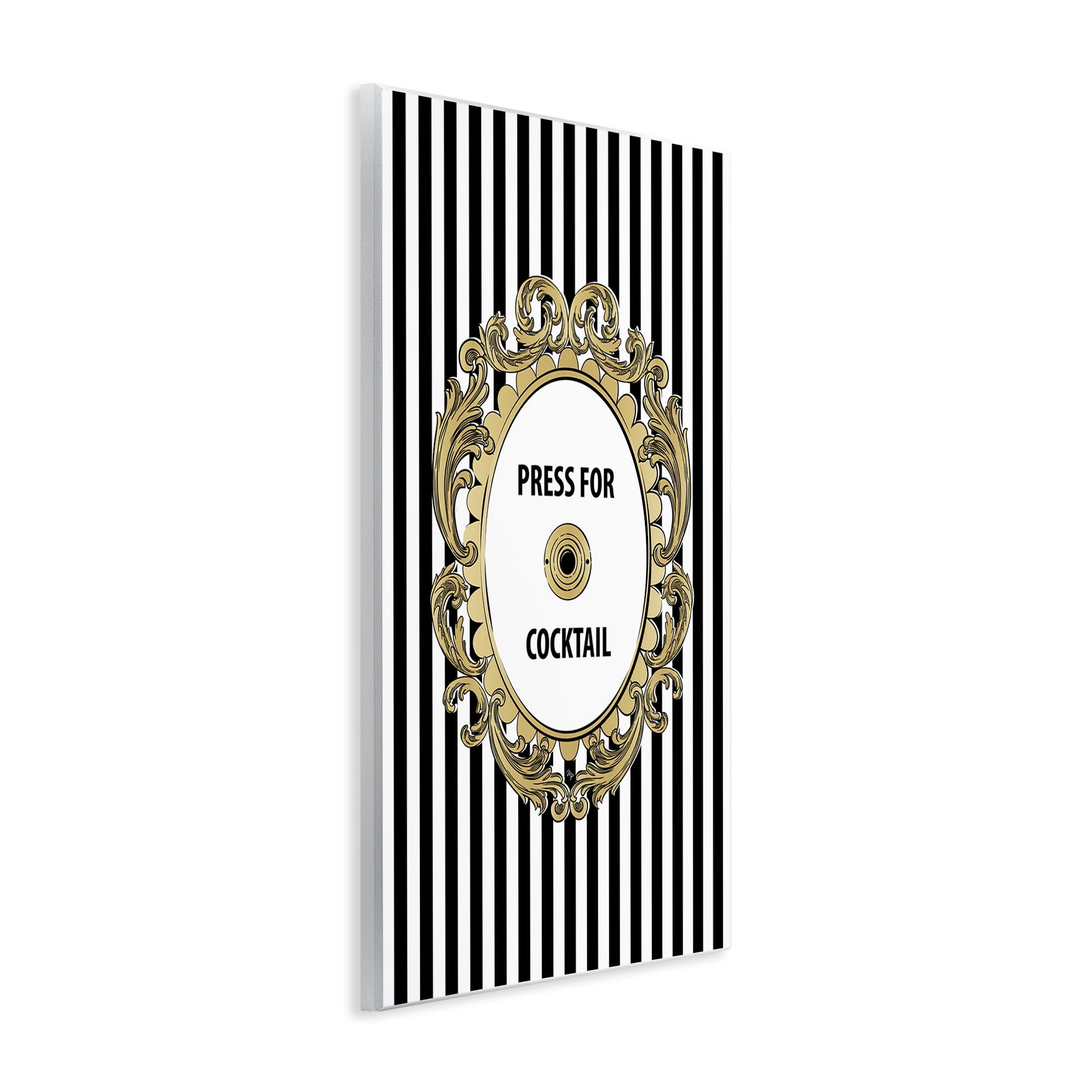 Stupell Industries Press For Cocktail Celebration Wall Plaque Art, design by Martina Pavlova