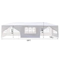 thumbnail image 3 of Zimtown Tienda con Dosel para Fiesta de Bodas de 10'x30', 8 Paredes Laterales Removibles con Ventanas Laterales, 3 of 8
