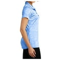 thumbnail image 3 of Yellow Rooster Women's PosiCharge Electric Heather Polo True Royal Electric 4XL, 3 of 5