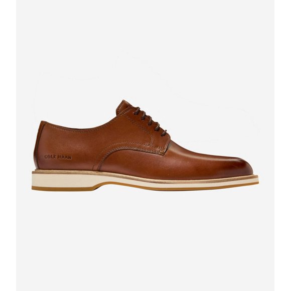Cole Haan Men's Morse Grand Plain Toe Oxfords British Tan/Ivory - C41601