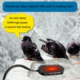 thumbnail image 5 of Mouliraty Heated Bird Bath Heater, Pond Heaters for Outdoor in Winter, Thermostatically Controlled Keep Water From Freezing Heated, Water Troughs for Livestock Heater, Black, 5 of 8