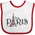 thumbnail image 3 of Inktastic J'aime Paris Girls Baby Bib, 3 of 4