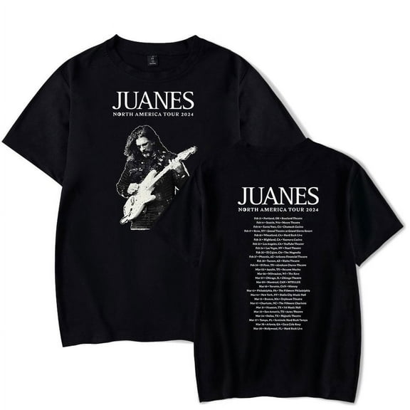 Juanes North American 2024 Tour T-Shirt Juanes 2024 Concert Women Men Fashion Short Sleeve