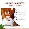 thumbnail image 3 of BULK SUPERFOODS Cacao en Polvo Sin Az&uacute;car - 1kg - Origen 100% Natural - Chocolate en Polvo - Sin Aditivos, 3 of 7
