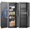 Black, variant on Silkight Heavy Duty In-Wall Hidden Safe Between Studs, Wall Gun Safe with Adjustable Shelves & Magnetic Gun Rack, Dual Alarm System, LED Light, Fits Standard 16" Centers