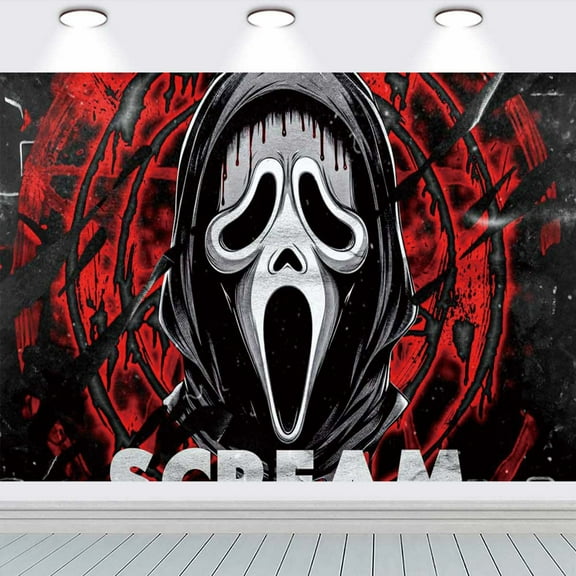 Scream Movie school Backdrop Taspestry Banner Party Supplies Background Poster Decor Decorations