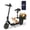 5.2Ah, variant on Electric Scooter with Seat for Adults, Foldable Commuter E Scooter with APP Control, Rear Basket, Front Suspension, 15 Miles Range, 19MPH, UL2272 Certified