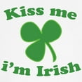 thumbnail image 3 of CafePress - Kiss Me Im Irish St Patricks Day Baseball Jersey - Cotton Baseball Jersey, 3/4 Raglan Sleeve Shirt, 3 of 4