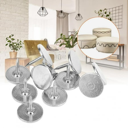 

Octpeak 100Pcs Thumtacks Furniture Accessories Thumb Tacks Flat Head Nail Drawing Pin For School For Office