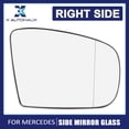 thumbnail image 5 of Car Mirror Glass Heated with Backing Plate Passenger Side RH for mercedes ML320 ML350 ML500 ML55 for AMG, 5 of 7