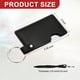 thumbnail image 2 of Espejo de Bolsillo Rectangular Uxcell para Bolso, 2 x 3.35 Pulgadas, Espejo Compacto de Acero Inoxidable con Funda de Cuero (Negro), 2 of 7