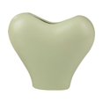thumbnail image 2 of Jarrón de cerámica con forma de corazón, centro de mesa, obra de arte romántica, elegante florero para verde, 2 of 8