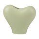 thumbnail image 2 of Jarrón de cerámica con forma de corazón, centro de mesa, obra de arte romántica, elegante florero para verde, 2 of 8