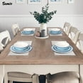 thumbnail image 4 of Sunlit Melamine Dinnerware Set of 12 Pcs Dinner Dishes Set for Indoor and Outdoor Use, Dishwasher Safe, Lightweight Unbreakable, BPA Free, Light Blue, 4 of 4