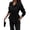 Black, variant on PRETTYGARDEN Women's Peplum Button Down Work Shirts Cotton Long Sleeve, Collared Business Casual Tops, Elastic Waist, Fall Blouses Dressy, Teacher Clothes for Office, Going Out