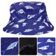 thumbnail image 3 of Cartoon Shark Fisherman Hat Bucket Hat Sun Protection Hat Bucket Caps for Summer, 3 of 4